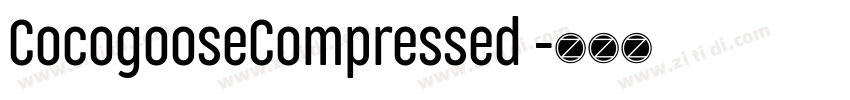 CocogooseCompressed 字体转换